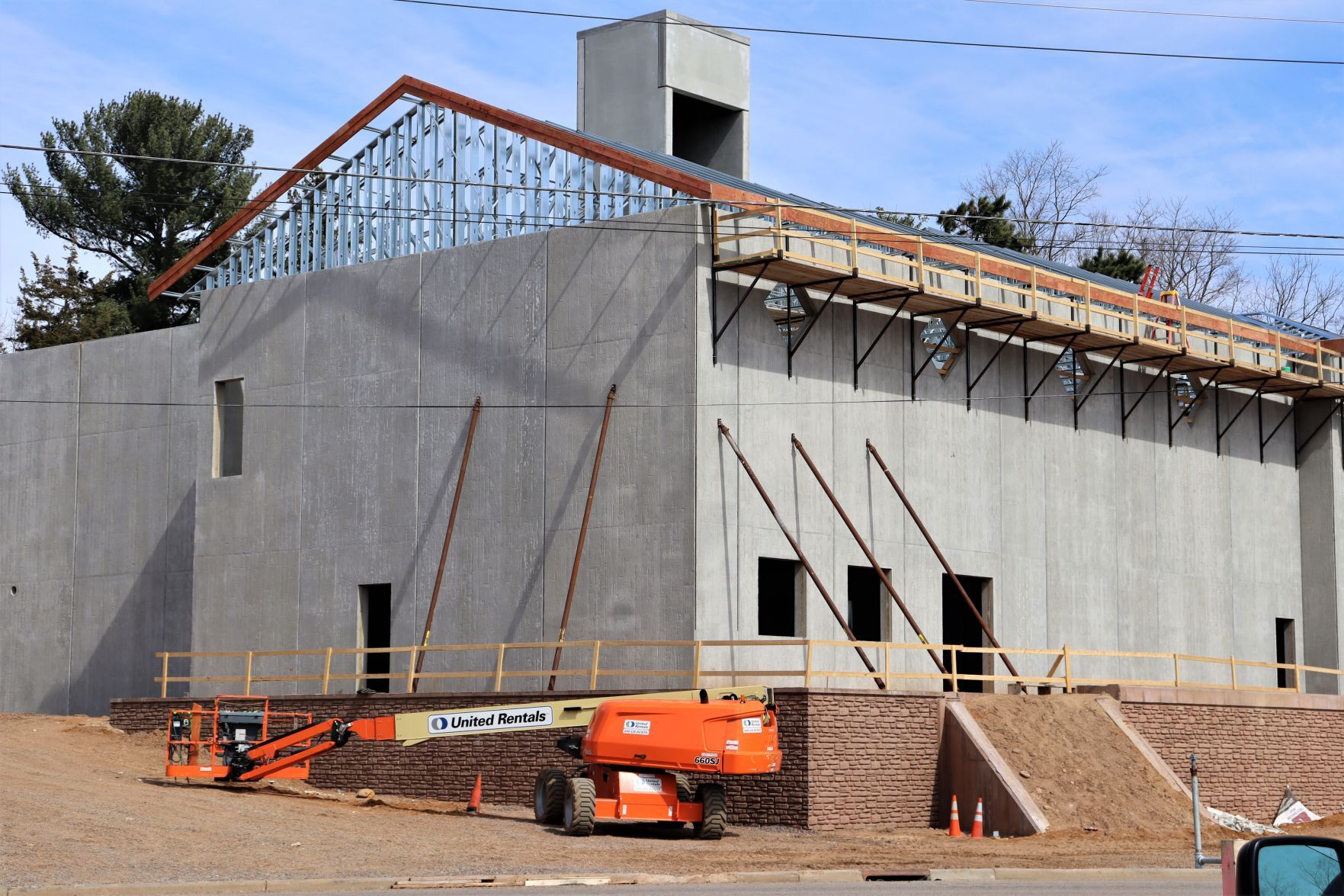 Chippewa Area History Center construction progress